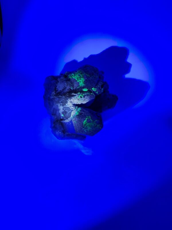 Black tourmaline with Aquamarine and Hyalite